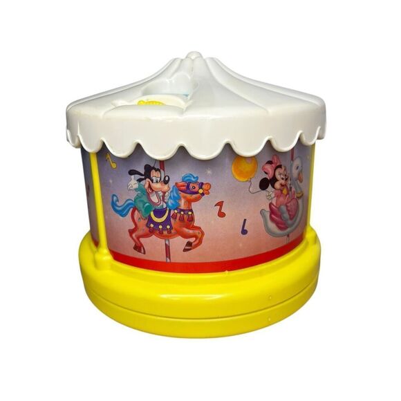 Vintage 1988 Disney Dreamtime Night Light Carousel Musical Projector Toy WORKS - Picture 3 of 7